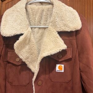 Carhartt Tan Sherpa Collar Jacket